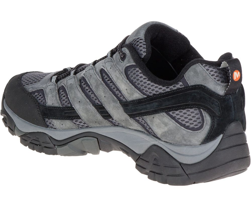 Merrell Hiking Shoes Grey - Moab 2 Waterproof - Mens 06DBOHLYT